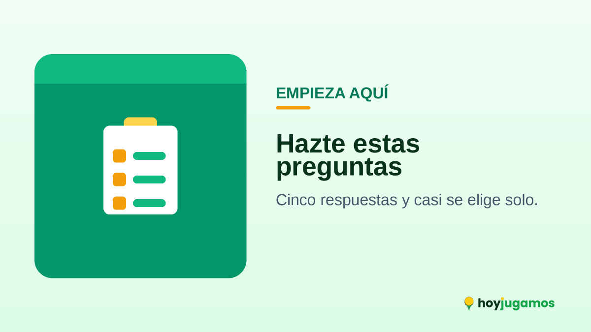 Lista de preguntas para elegir tu deporte