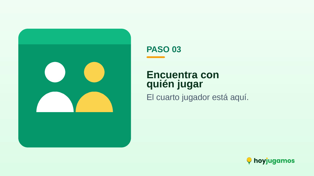 Dos jugadores listos para una partida de pádel en HoyJugamos