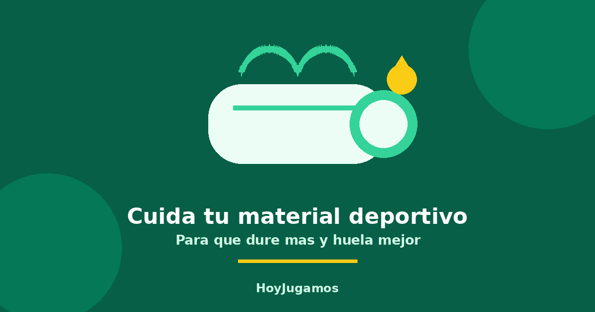Bolsa de deporte con una gota: cómo cuidar tu material deportivo para que dure más